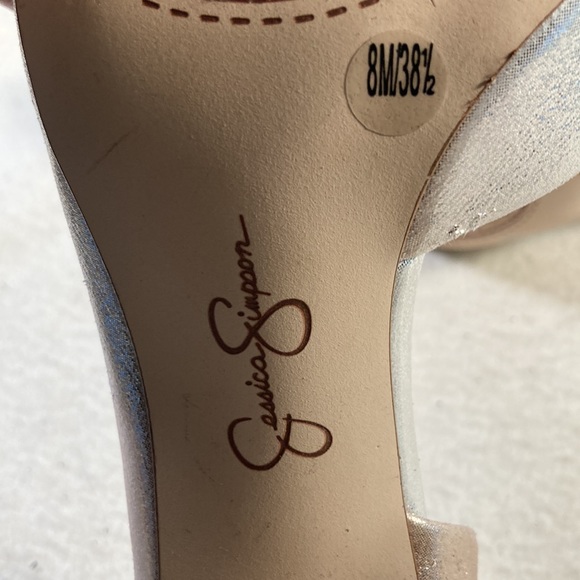 Jessica Simpson Women’s Prizma 6 Silver Champagne Ombre Pumps - Picture 7 of 7